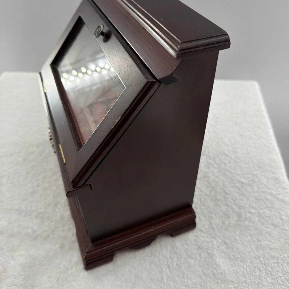 VINTAGE WOOD JEWELRY BOX 9 3/4